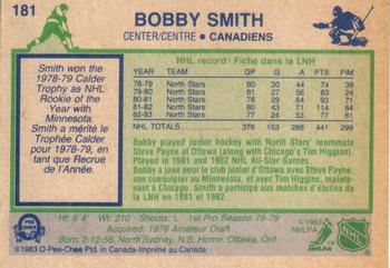 1983-84 O-Pee-Chee #181 Bobby Smith Back