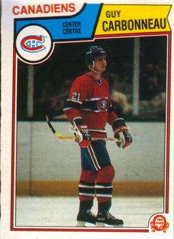 1983-84 O-Pee-Chee #185 Guy Carbonneau Front