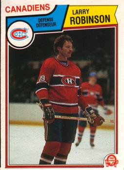1983-84 O-Pee-Chee #195 Larry Robinson Front