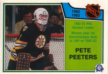 1983-84 O-Pee-Chee #222 Pete Peeters Front
