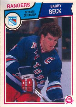 1983-84 O-Pee-Chee #241 Barry Beck Front