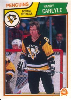1983-84 O-Pee-Chee #278 Randy Carlyle Front