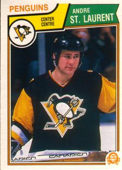 1983-84 O-Pee-Chee #286 Andre St. Laurent Front