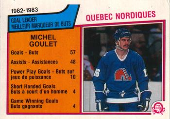 1983-84 O-Pee-Chee #287 Michel Goulet Front