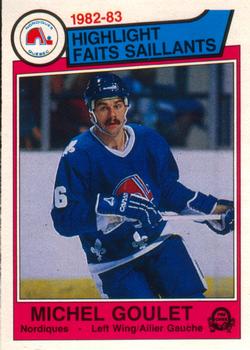 1983-84 O-Pee-Chee #288 Michel Goulet Front