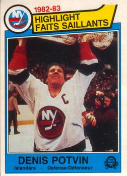 Denis Potvin Autographed 1984-85 Topps Card #162 New York Islanders SKU  #151781 - Mill Creek Sports