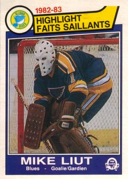 1983-84 O-Pee-Chee #309 Mike Liut Front