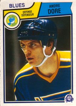 1983-84 O-Pee-Chee #313 Andre Dore Front