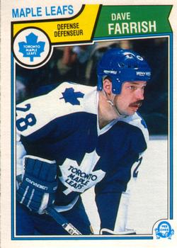 1983-84 O-Pee-Chee #329 Dave Farrish Front