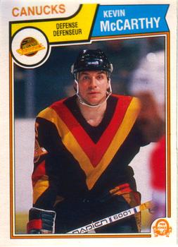1983-84 O-Pee-Chee #356 Kevin McCarthy Front