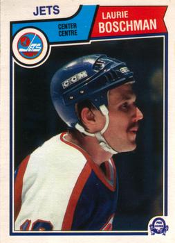 1983-84 O-Pee-Chee #381 Laurie Boschman Front