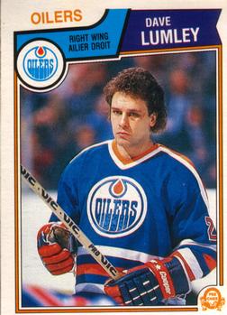 1983-84 O-Pee-Chee #38 Dave Lumley Front