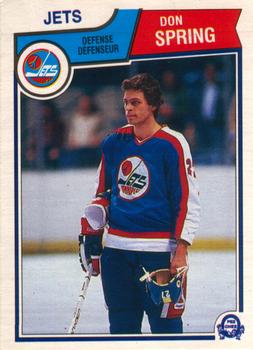 1983-84 O-Pee-Chee #392 Don Spring Front