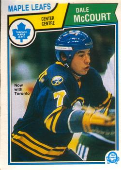 1983-84 O-Pee-Chee #66 Dale McCourt Front