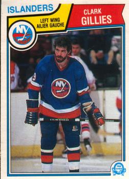 1983-84 O-Pee-Chee #6 Clark Gillies Front