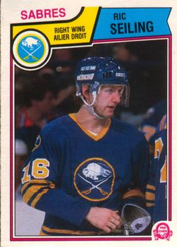 1983-84 O-Pee-Chee #72 Ric Seiling Front