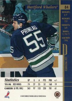 1996-97 Leaf Preferred - Press Proofs #84 Keith Primeau Back
