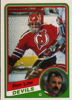 1984-85 O-Pee-Chee #115 Ron Low Front