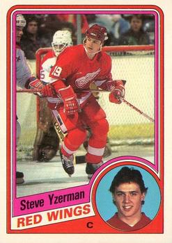 1984-85 O-Pee-Chee #67 Steve Yzerman Front