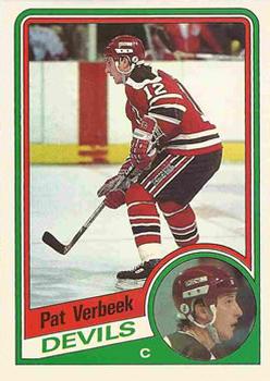 1984-85 O-Pee-Chee #121 Pat Verbeek Front
