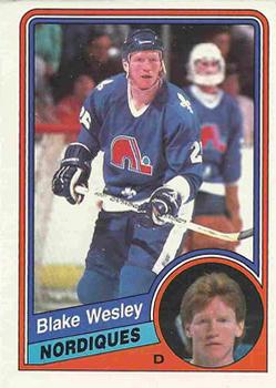 1984-85 O-Pee-Chee #294 Blake Wesley Front