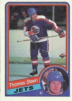 1984-85 O-Pee-Chee #348 Thomas Steen Front