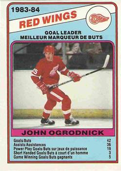 1984-85 O-Pee-Chee #356 John Ogrodnick Front