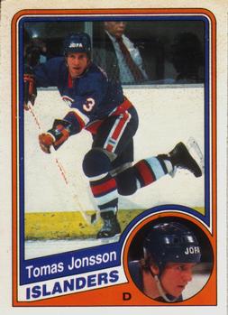 1984-85 O-Pee-Chee #128 Tomas Jonsson Front