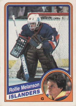1984-85 O-Pee-Chee #130 Rollie Melanson Front