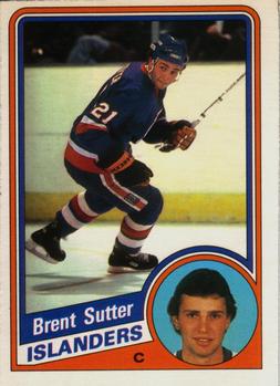 1984-85 O-Pee-Chee #136 Brent Sutter Front