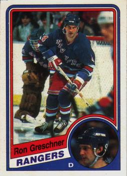 1984-85 O-Pee-Chee #141 Ron Greschner Front