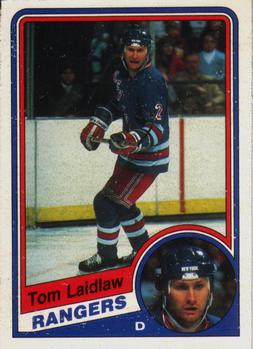 1984-85 O-Pee-Chee #144 Tom Laidlaw Front