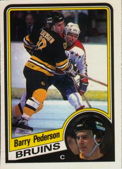 1984-85 O-Pee-Chee #14 Barry Pederson Front