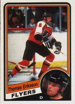 1984-85 O-Pee-Chee #158 Thomas Eriksson Front