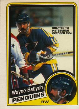 1984-85 O-Pee-Chee #181 Wayne Babych Front