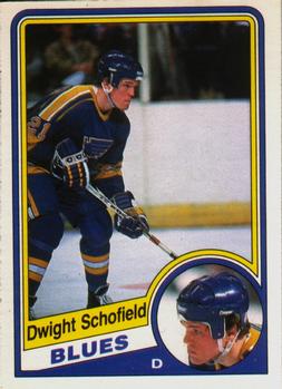 1984-85 O-Pee-Chee #191 Dwight Schofield Front