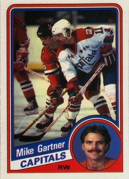 1984-85 O-Pee-Chee #197 Mike Gartner Front