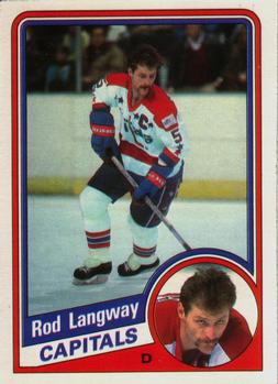 1984-85 O-Pee-Chee #202 Rod Langway Front