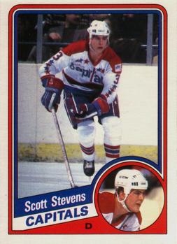 1984-85 O-Pee-Chee #206 Scott Stevens Front