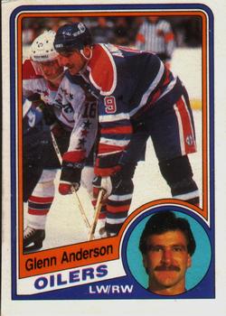 1984-85 O-Pee-Chee #238 Glenn Anderson Front