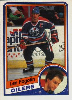 1984-85 O-Pee-Chee #240 Lee Fogolin Front