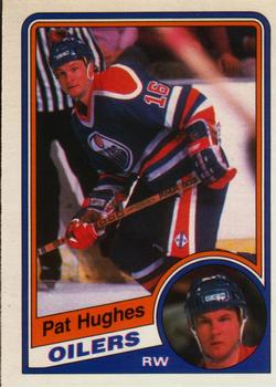 1984-85 O-Pee-Chee #245 Pat Hughes Front
