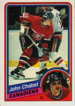 1984-85 O-Pee-Chee #258 John Chabot Front