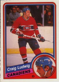 1984-85 O-Pee-Chee #265 Craig Ludwig Front