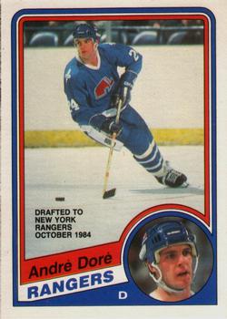 1984-85 O-Pee-Chee #279 Andre Dore Front