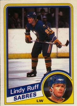 1984-85 O-Pee-Chee #29 Lindy Ruff Front