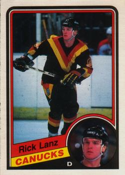 1984-85 O-Pee-Chee #321 Rick Lanz Front