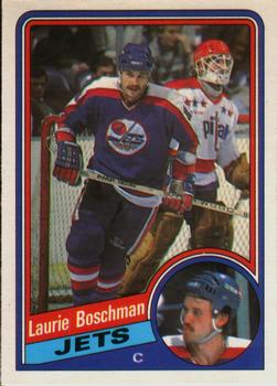 1984-85 O-Pee-Chee #335 Laurie Boschman Front