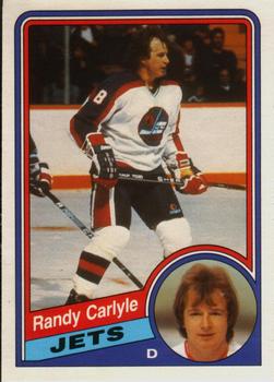 1984-85 O-Pee-Chee #337 Randy Carlyle Front