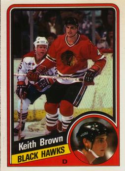 1984-85 O-Pee-Chee #33 Keith Brown Front